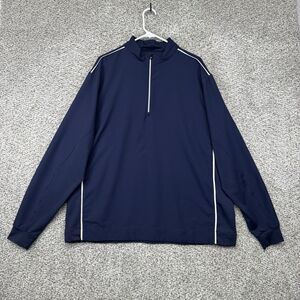FootJoy Pullover Men's Size XL Navy Blue Quarter Zip Golf Performance Stretch FJ
